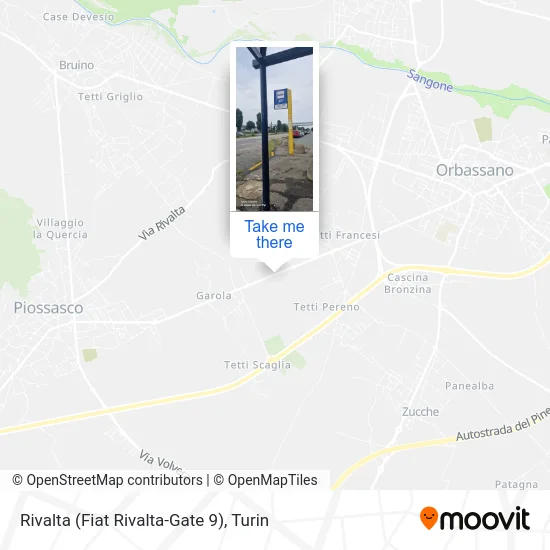Rivalta (Fiat Rivalta-Gate 9) map