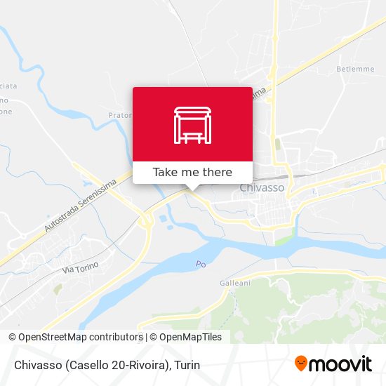 Chivasso (Casello 20-Rivoira) map