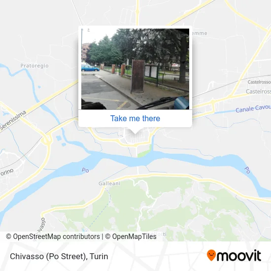 Chivasso (Po Street) map
