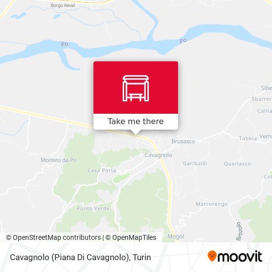 Cavagnolo (Piana Di Cavagnolo) map