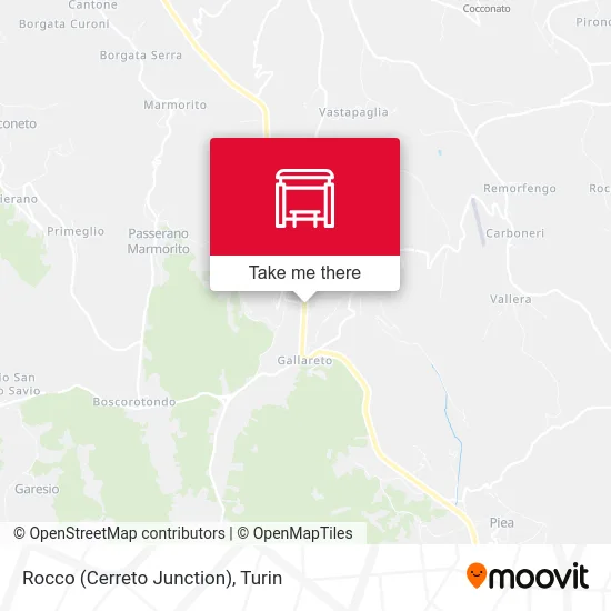 Rocco (Cerreto Junction) map
