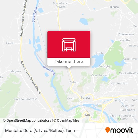 Montalto Dora (V. Ivrea / Baltea) map