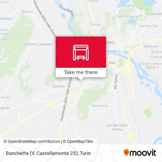Banchette (V. Castellamonte 25) map