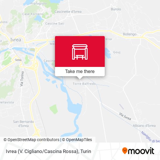 Ivrea (V. Cigliano / Cascina Rossa) map
