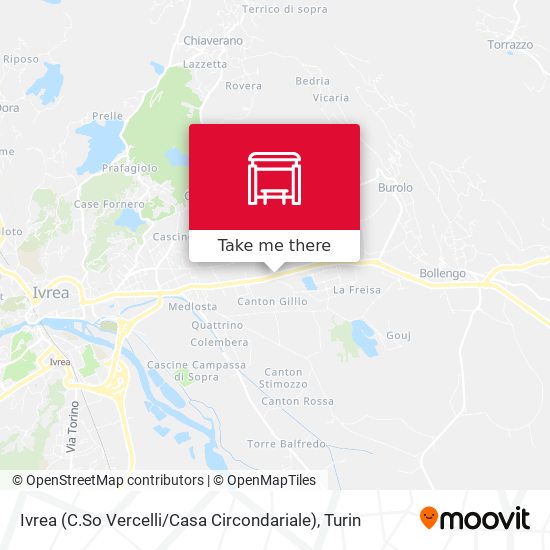 Ivrea (C.So Vercelli / Casa Circondariale) map