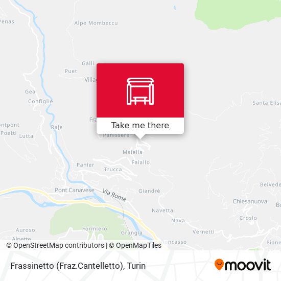Frassinetto (Fraz.Cantelletto) map