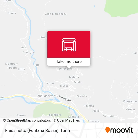 Frassinetto (Red Fountain) map