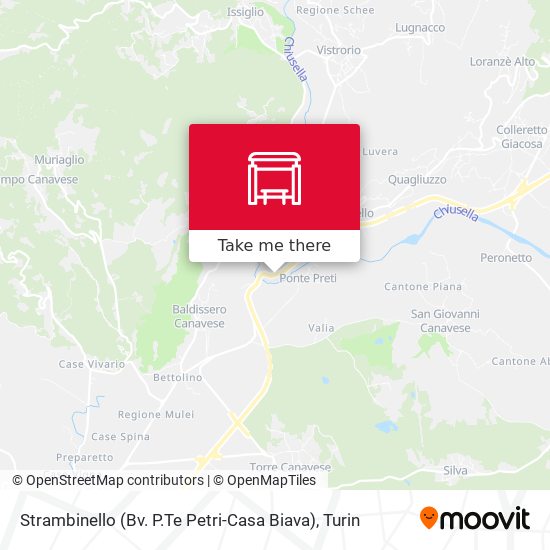 Strambinello (Bv. P.Te Petri-Casa Biava) map