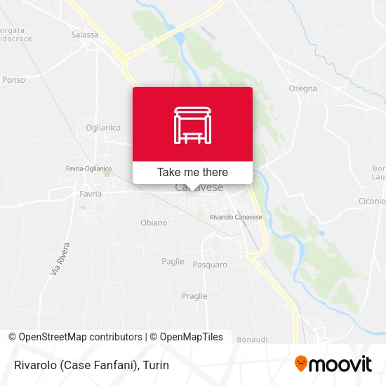 Rivarolo (Case Fanfani) map