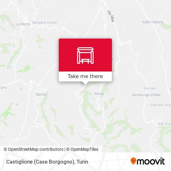 Castiglione (Case Borgogno) map