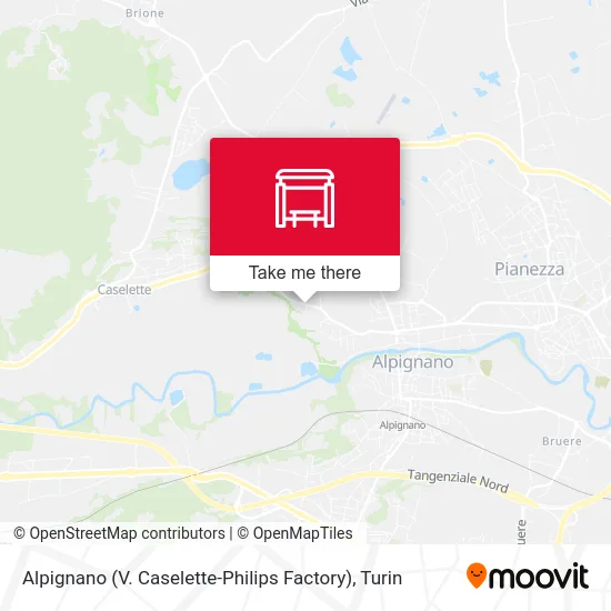 Alpignano (V. Caselette-Philips Factory) map