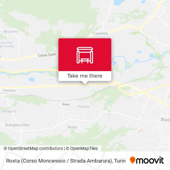 Rosta (Corso Moncenisio / Strada Ambarura) map