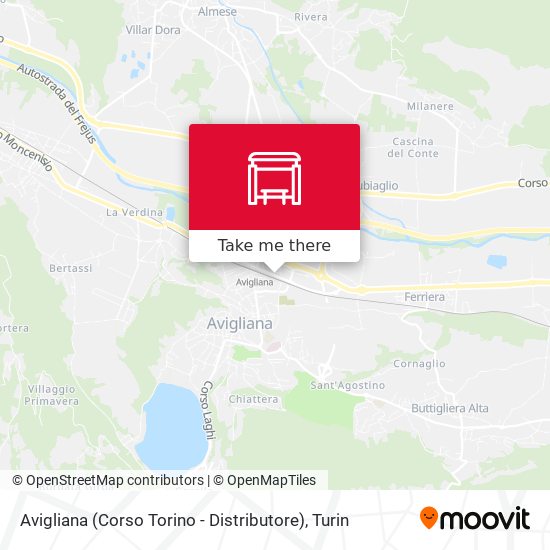 Avigliana (Corso Torino - Distributore) map