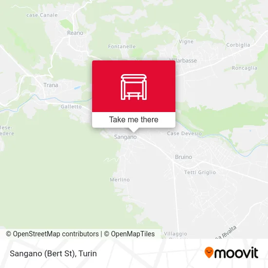 Sangano (Bert St) map