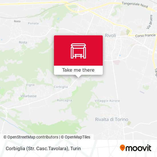 Corbiglia (Str. Casc.Tavolara) map