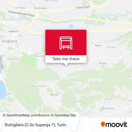 Buttigliera (C.So Superga 7) map