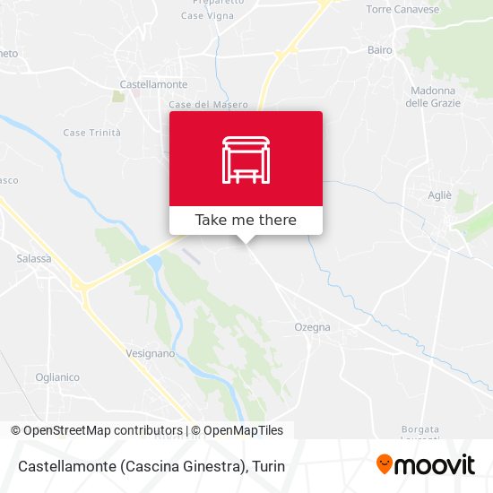 Castellamonte (Cascina Ginestra) map
