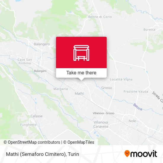 Mathi (Semaforo Cimitero) map