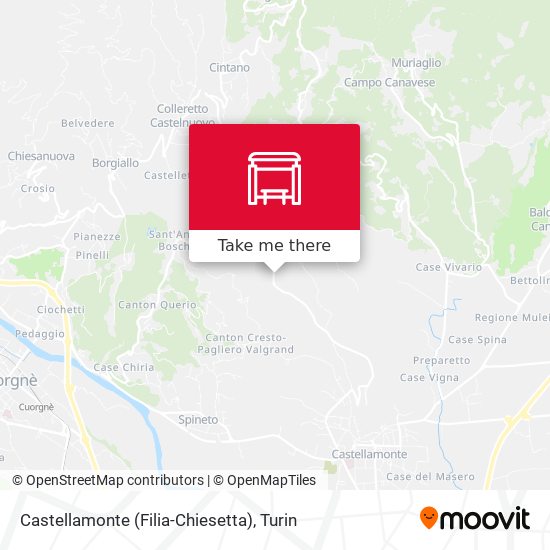 Castellamonte (Filia-Chiesetta) map