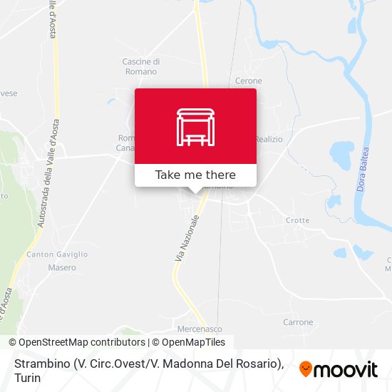Strambino (V. Circ.Ovest / V. Madonna Del Rosario) map