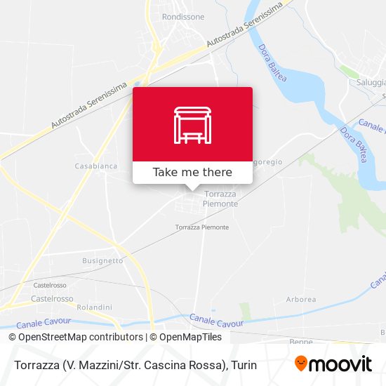 Torrazza (V. Mazzini / Str. Cascina Rossa) map