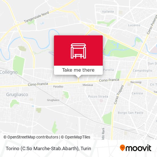 Torino (C.So Marche-Stab.Abarth) map