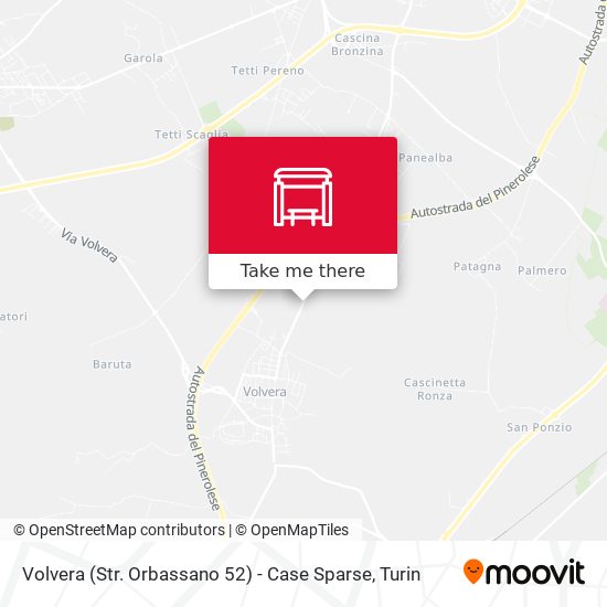 Volvera (Str. Orbassano 52) - Case Sparse map