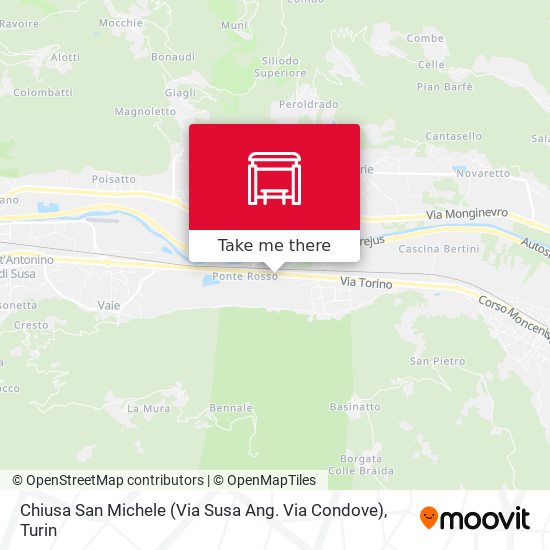Chiusa San Michele (Via Susa Ang. Via Condove) map