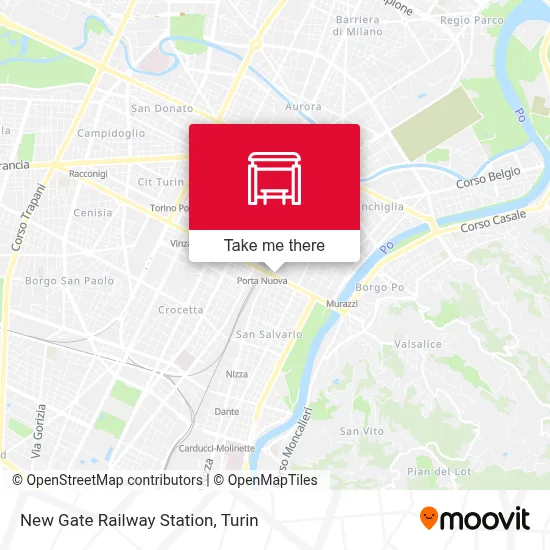 New Gate Railway Station map