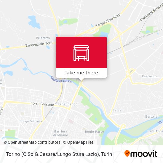 Torino (C.So G.Cesare / Lungo Stura Lazio) map