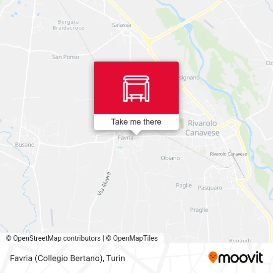 Favria (Collegio Bertano) map