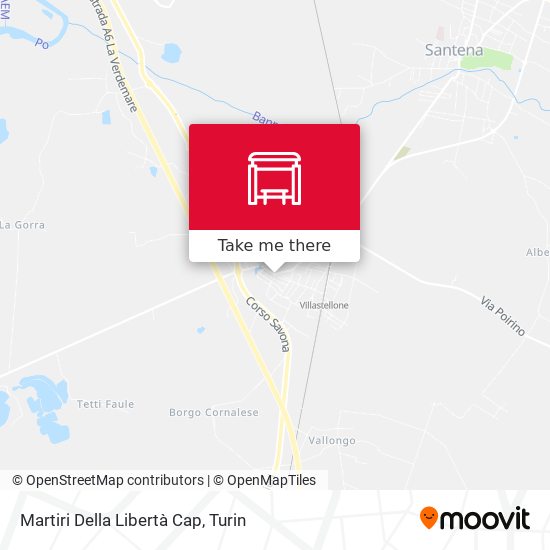 Martiri Della Libertà Cap map