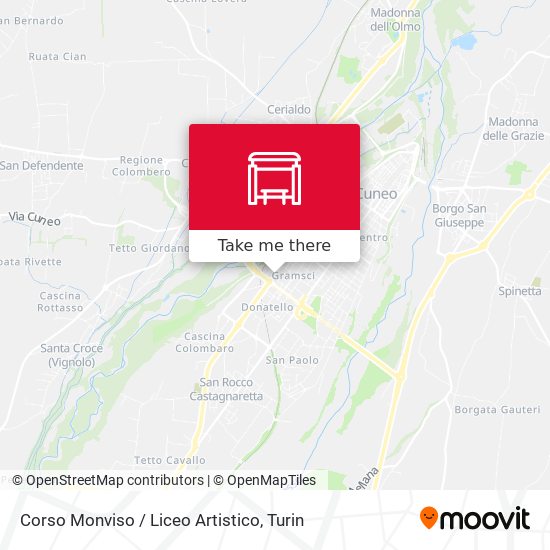 Corso Monviso / Liceo Artistico map