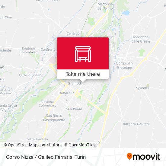 Corso Nizza / Galileo Ferraris map