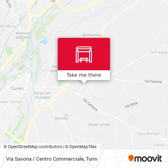 Via Savona / Centro Commerciale map