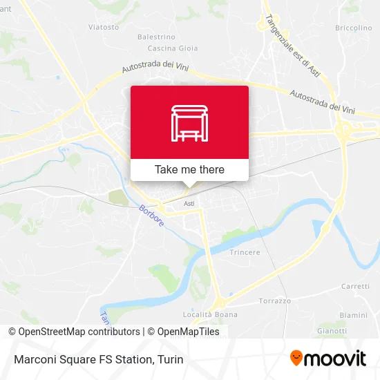 Marconi Square FS Station map