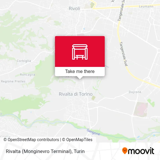 Rivalta (Monginevro Terminal) map