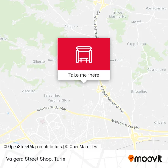 Valgera Street Shop map