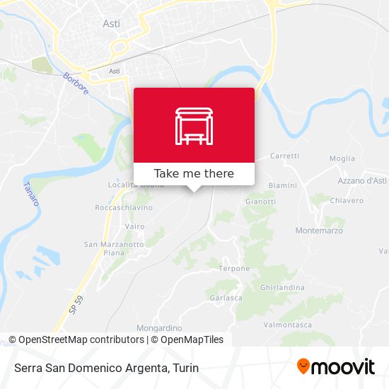 Serra San Domenico Argenta map