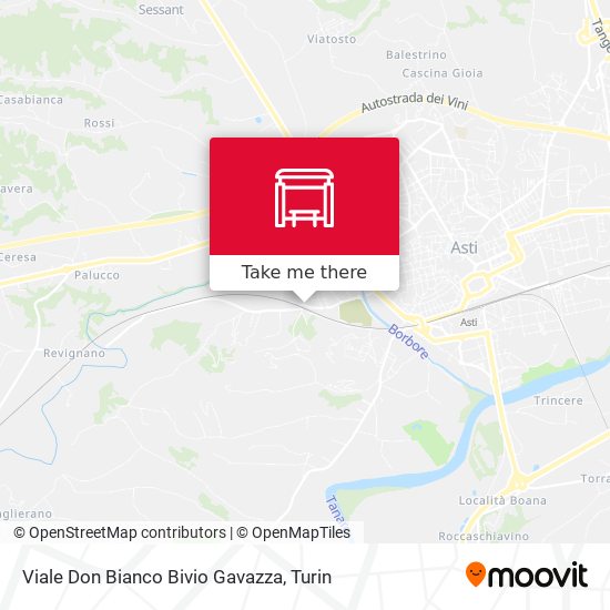 Viale Don Bianco Bivio Gavazza map