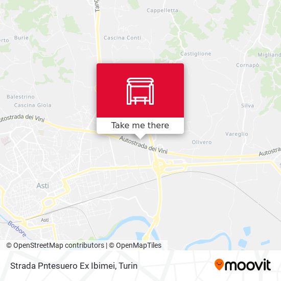 Strada Pntesuero  Ex Ibimei map