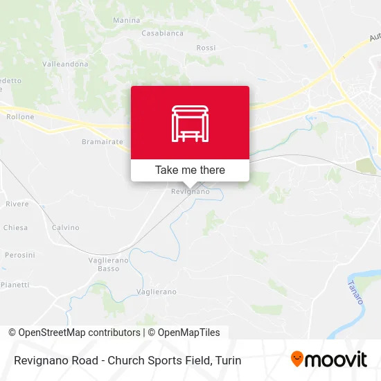 Revignano Road - Church Sports Field map