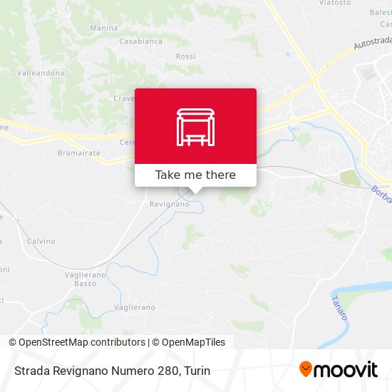 Strada Revignano Numero 280 map