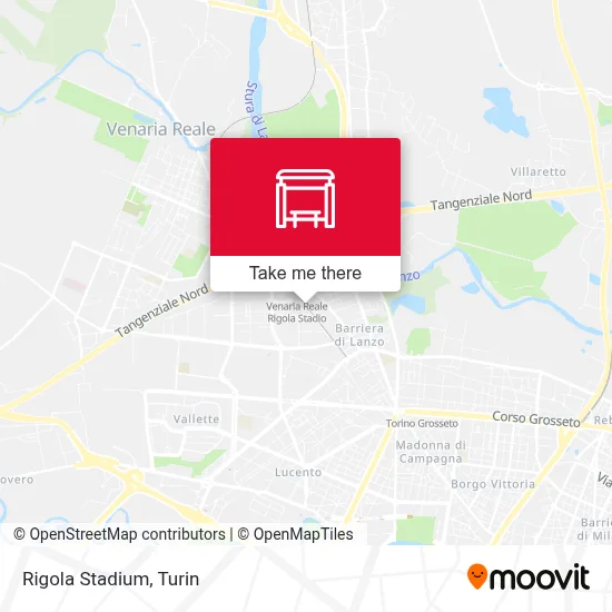Rigola Stadium map