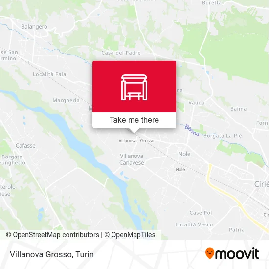 Villanova Grosso map