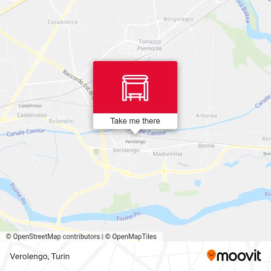 Verolengo map
