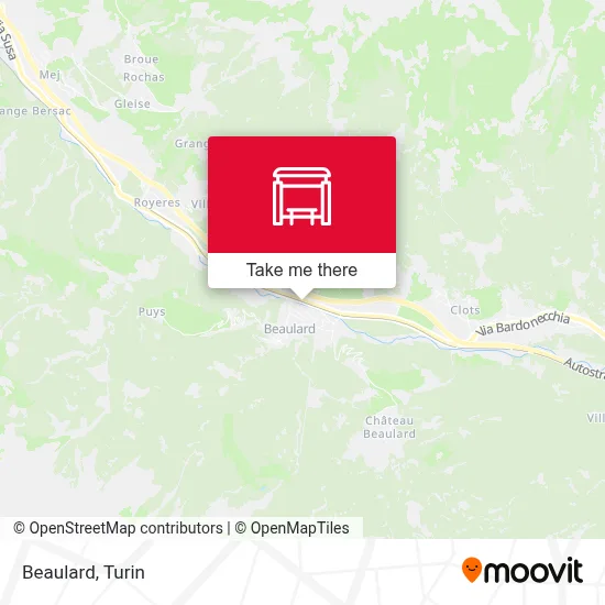 Beaulard map