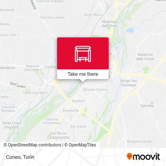 Cuneo map