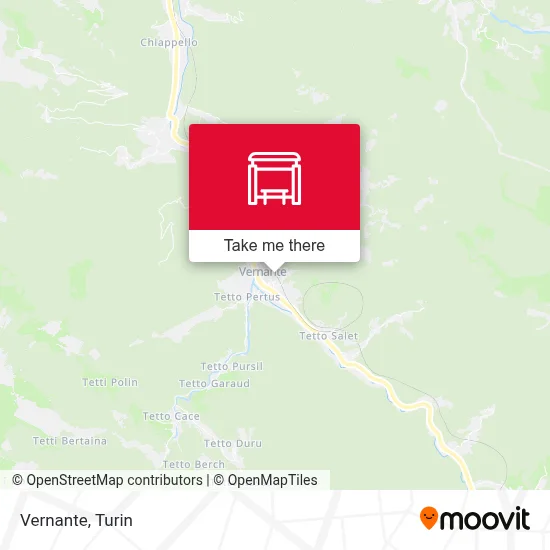 Vernante map