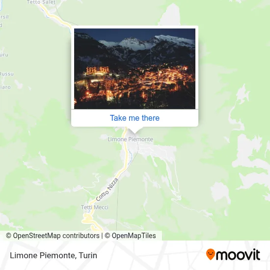 Limone Piemonte map